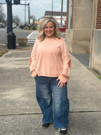 Rose Pink Patchwork Top