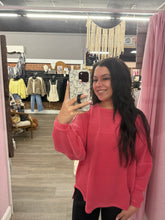 Load image into Gallery viewer, Faded Red Ribbed Top
