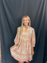 Load image into Gallery viewer, Aztec Rust Dress
