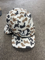 Golfer White Camo Hat