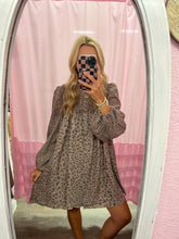Load image into Gallery viewer, Mocha Animal Print Dress
