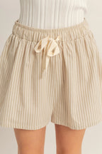 Taupe Peplum Top Set