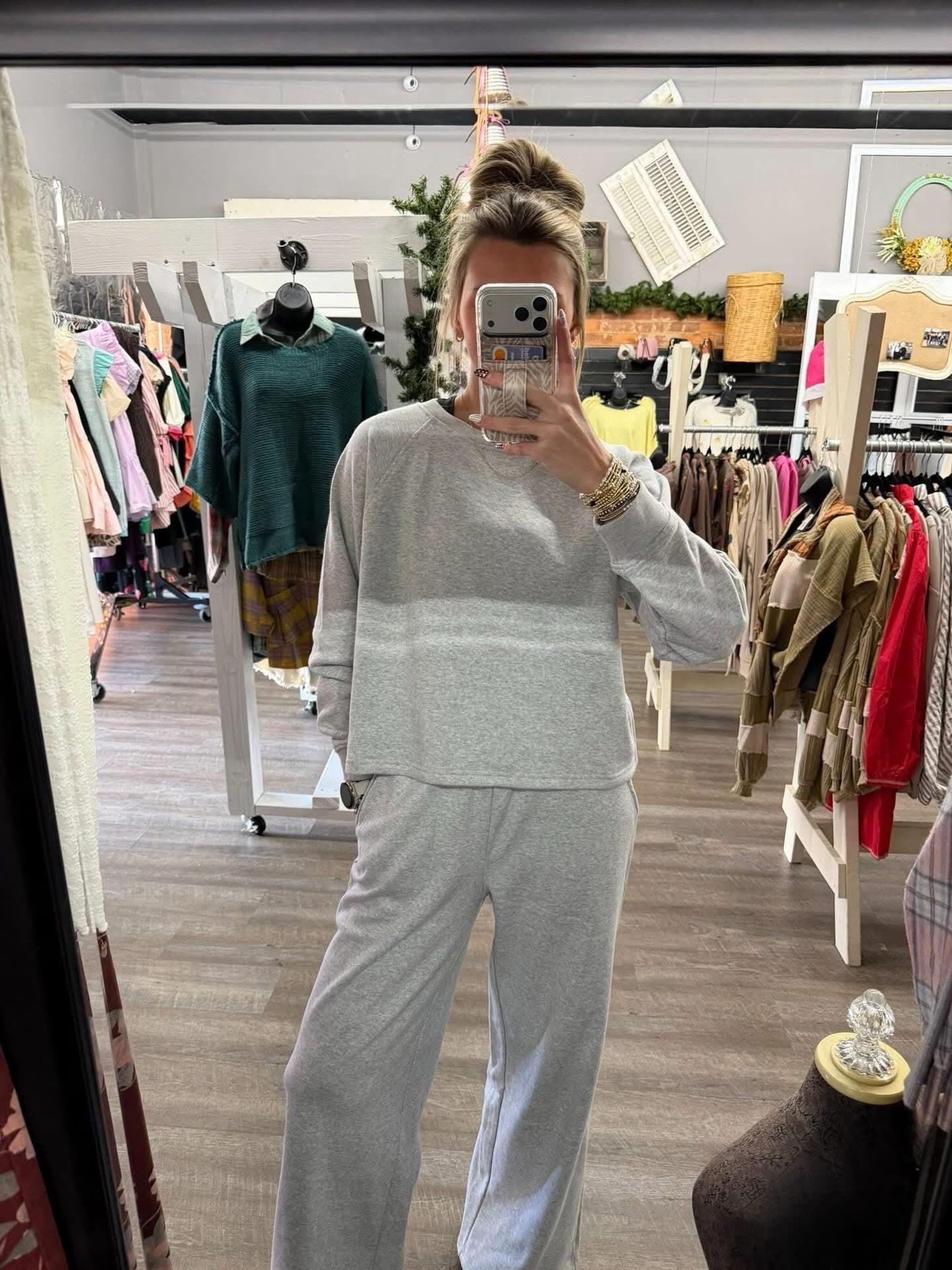Fleece Heather Grey Set