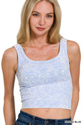 Spring Blue Washed Tank