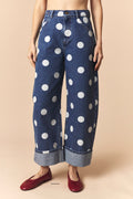 Denim Polka Dot Jean
