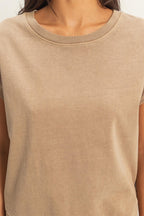Solid Mocha Short Set