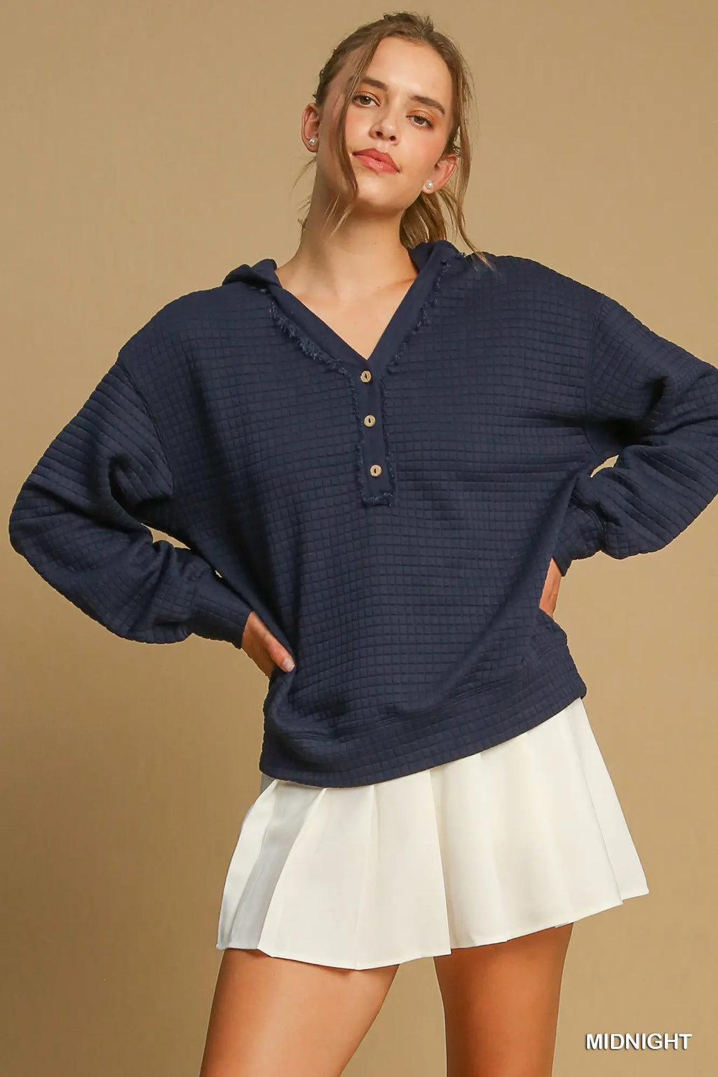 Navy Quilted Set (Umgee)