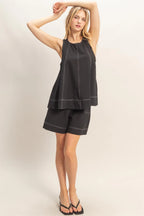 Black A-Line Set