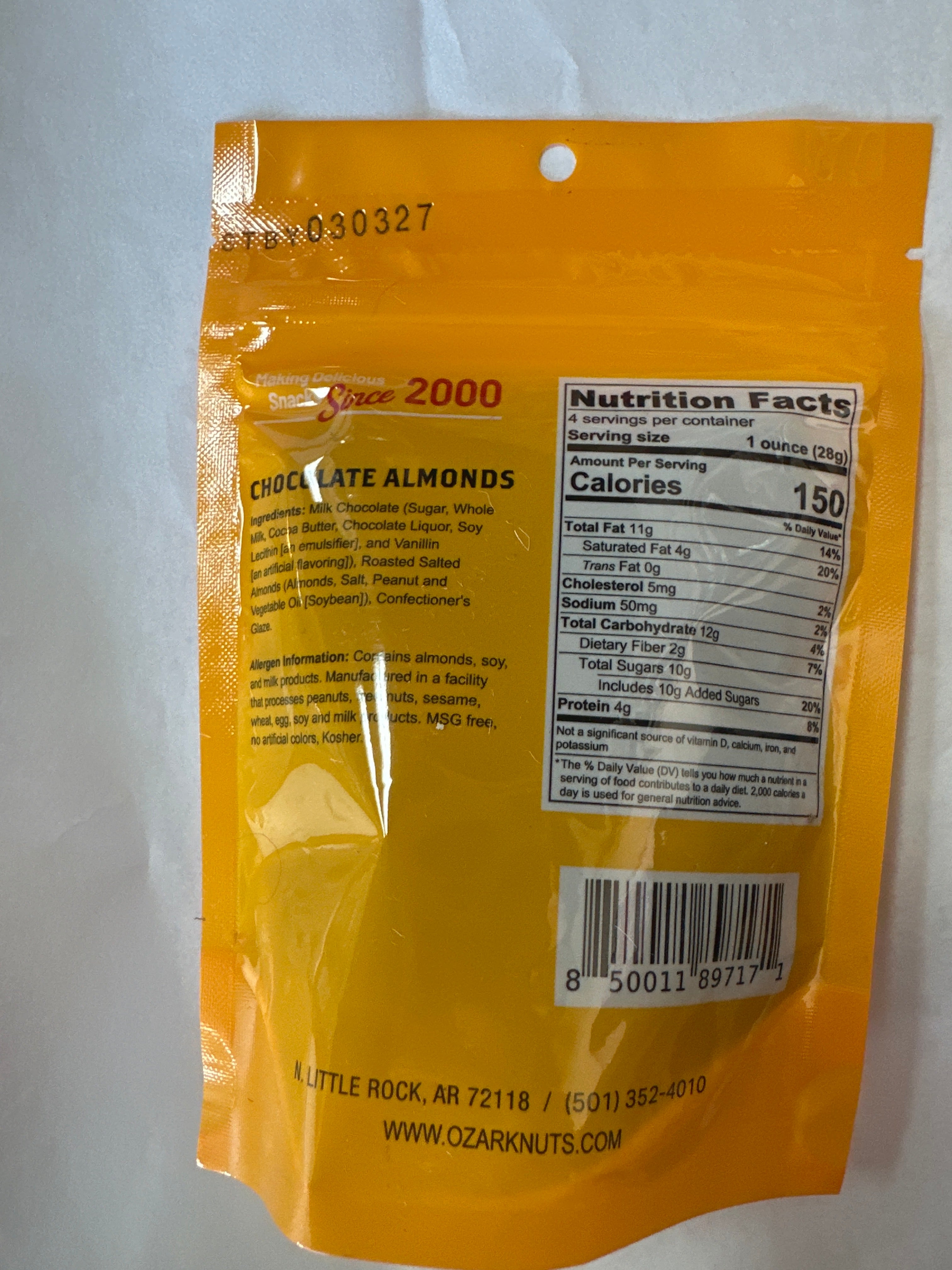 Ozark Chocolate Almonds