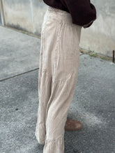 Load image into Gallery viewer, Khaki Corduroy Palazzo Pant
