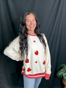 Strawberry Cream Sweatshirt