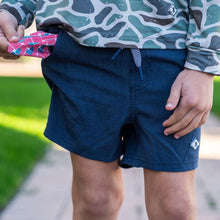 Load image into Gallery viewer, Youth Athletic Short-Heather Navy
