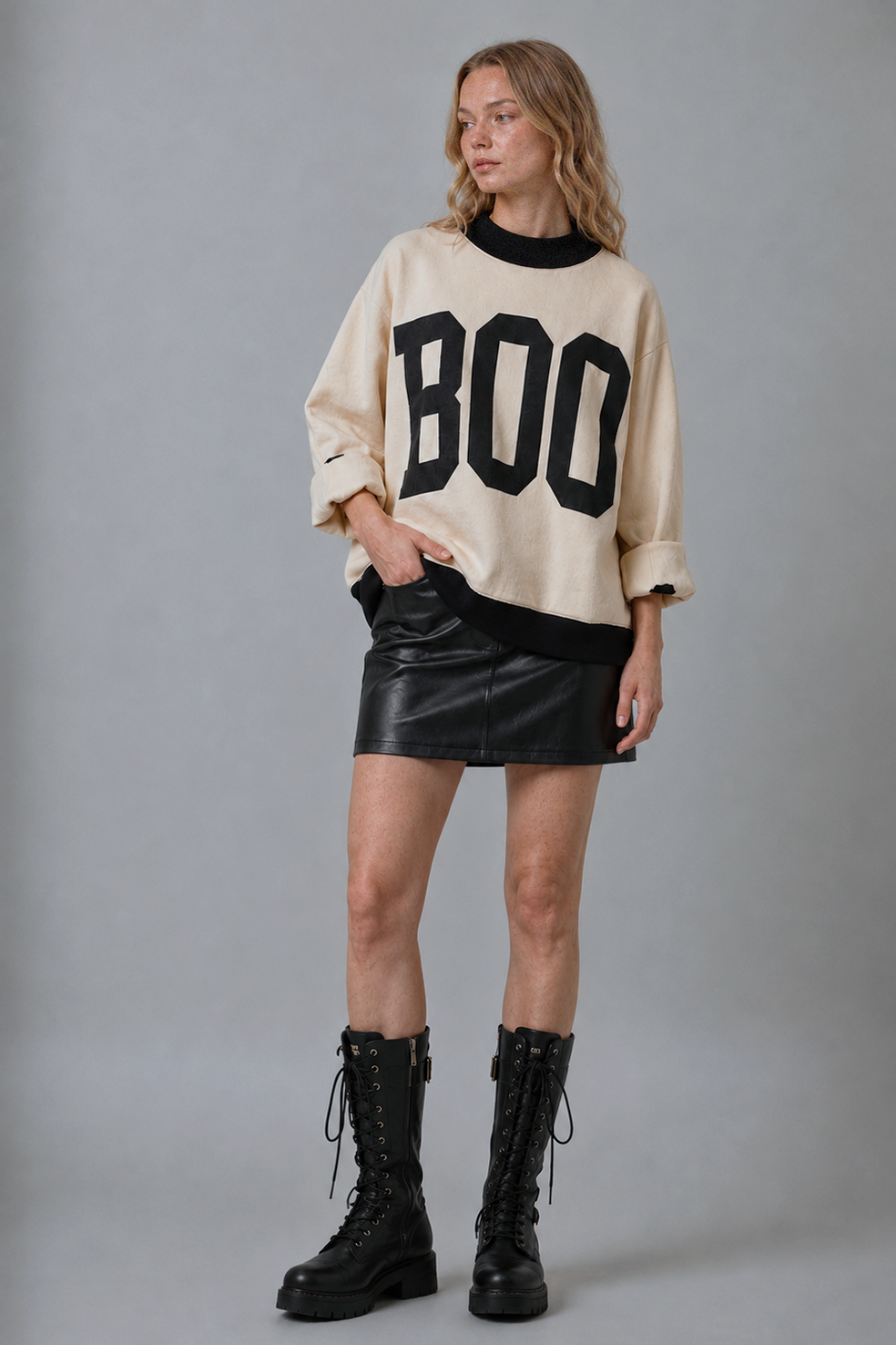 Reversible BOO MockNeck