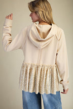 Khaki Terry Knit Jacket