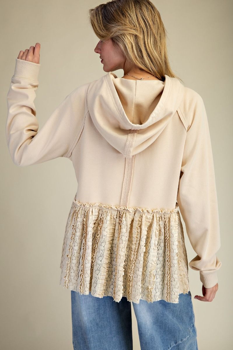 Khaki Terry Knit Jacket