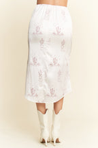 Western Printed MIDI Skirt