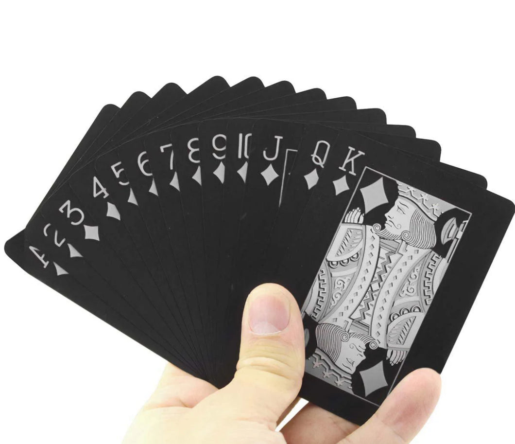 Black Waterproof Card Deck
