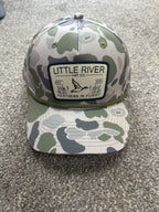 Feathers in Flight Green Camo Hat