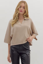 Load image into Gallery viewer, Stone V-Neck 3/4 Sleeve Top
