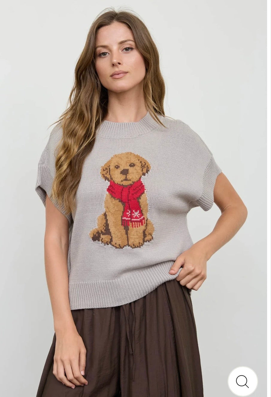 Grey Dog Sweater