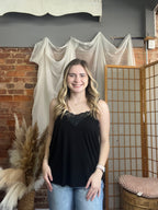 Black Lace Tank