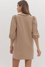 Load image into Gallery viewer, Mocha Puff Sleeve Dress
