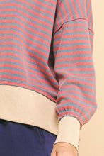 Load image into Gallery viewer, Vintage Red Stripe Sweatshirt
