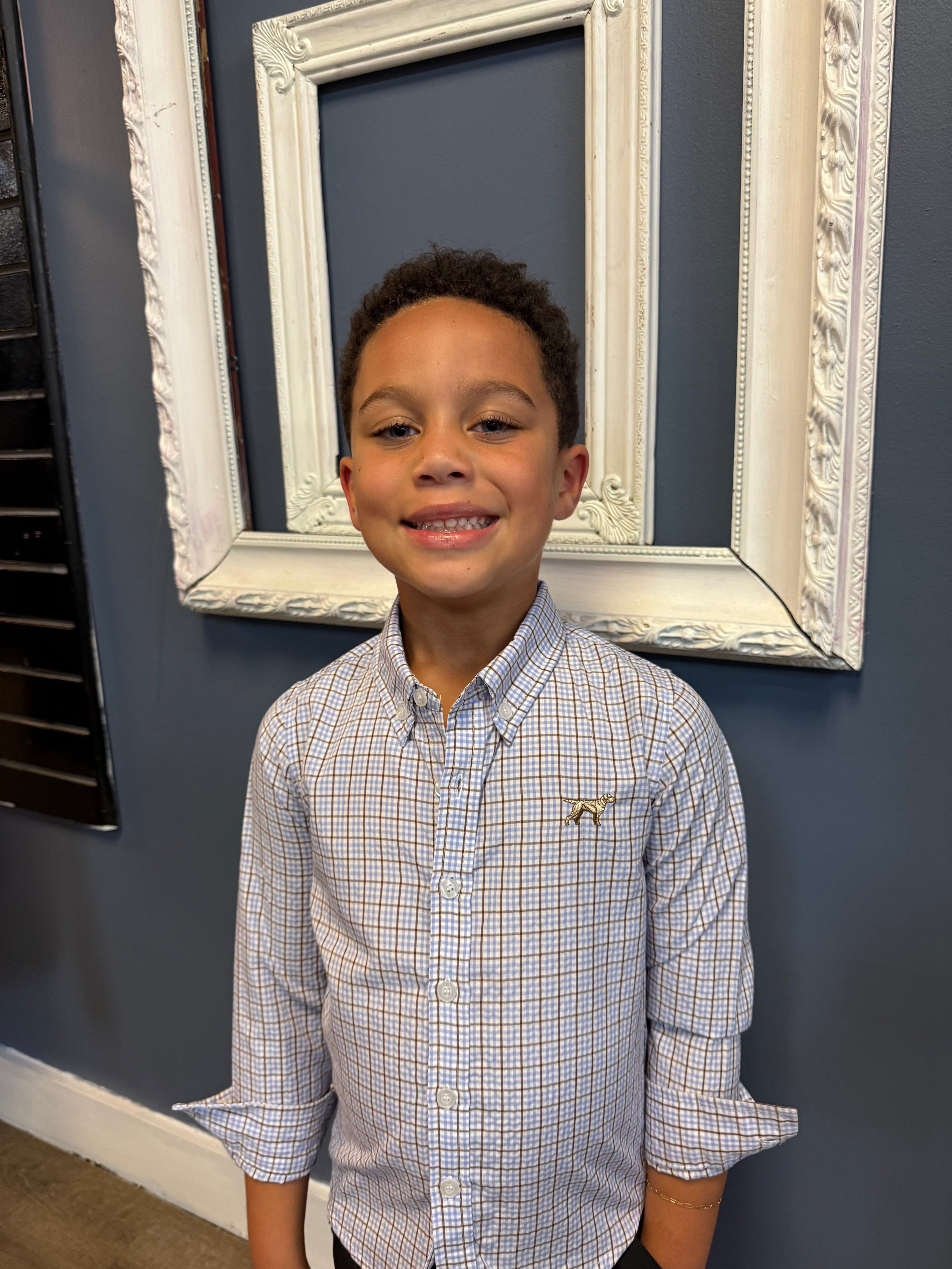 Mason Buttondown Blue Youth