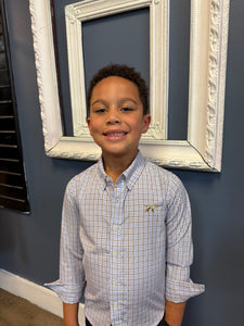 Mason Buttondown Blue Youth