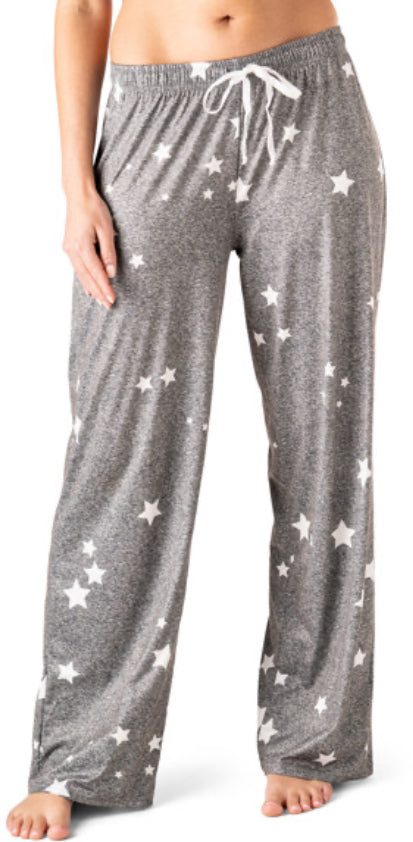 Grey star pajama pants
