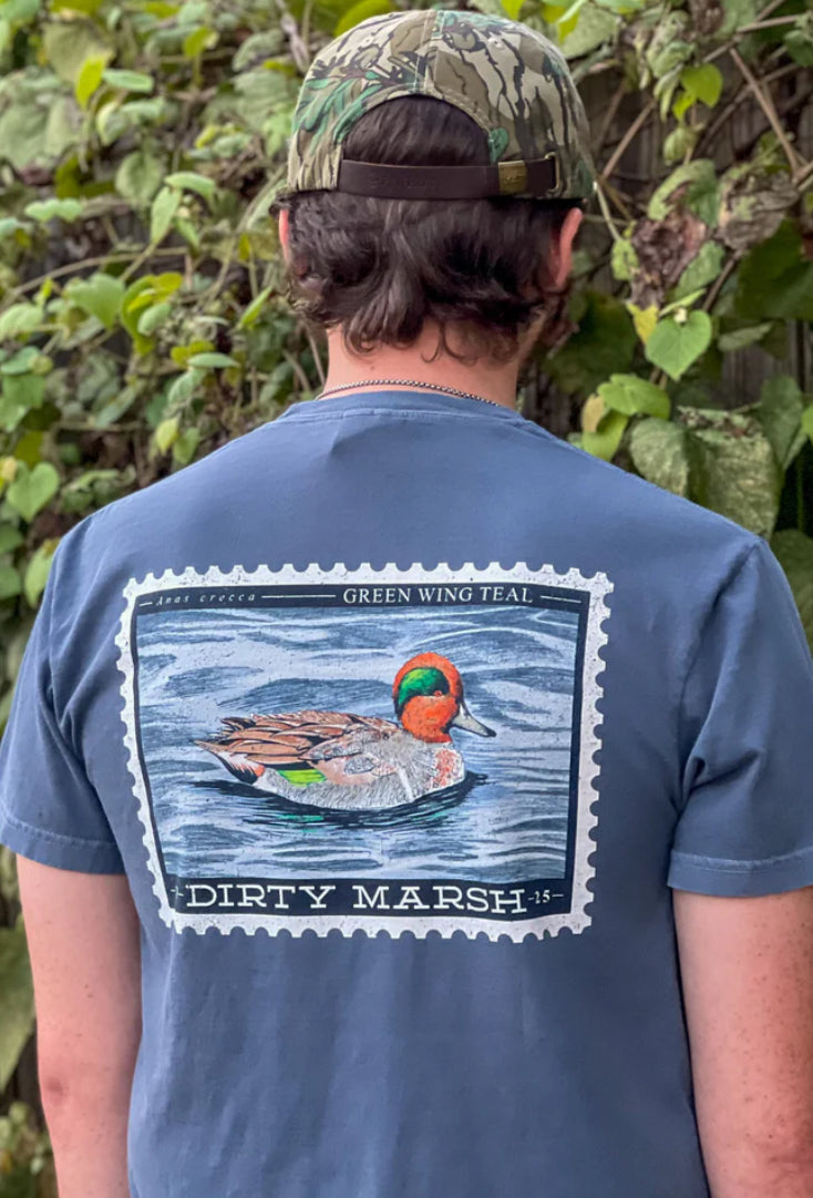 Green Wing Stamp T-Shirt