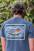 Green Wing Stamp T-Shirt