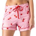 Cherry print pajama shorts