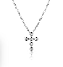 Load image into Gallery viewer, Simple Belief Crystal Cross Necklace
