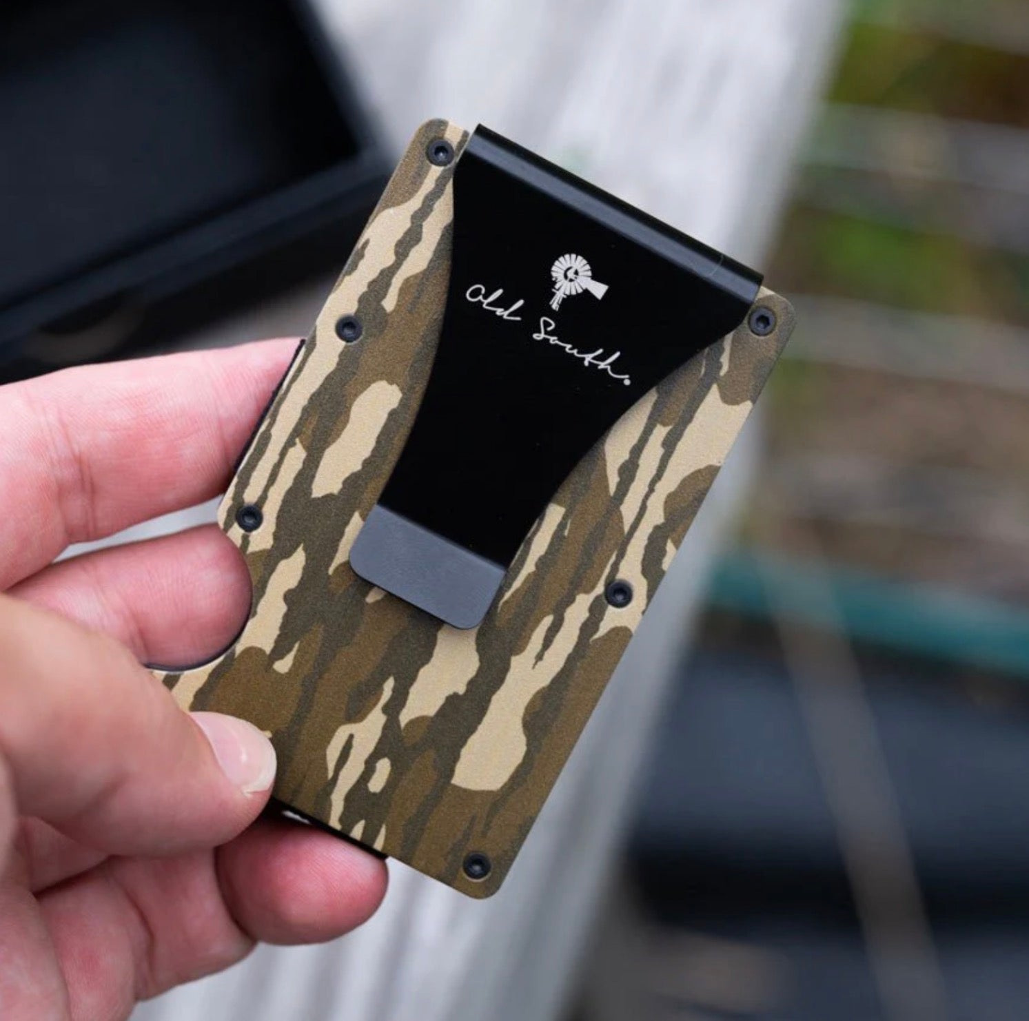 Aluminum Slim Wallet- Woods Camo