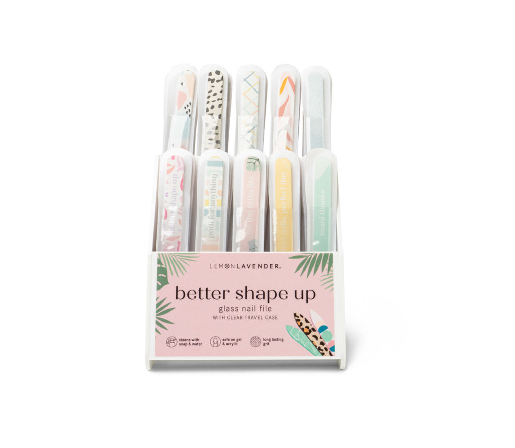 Glass Nail Files- Assorted