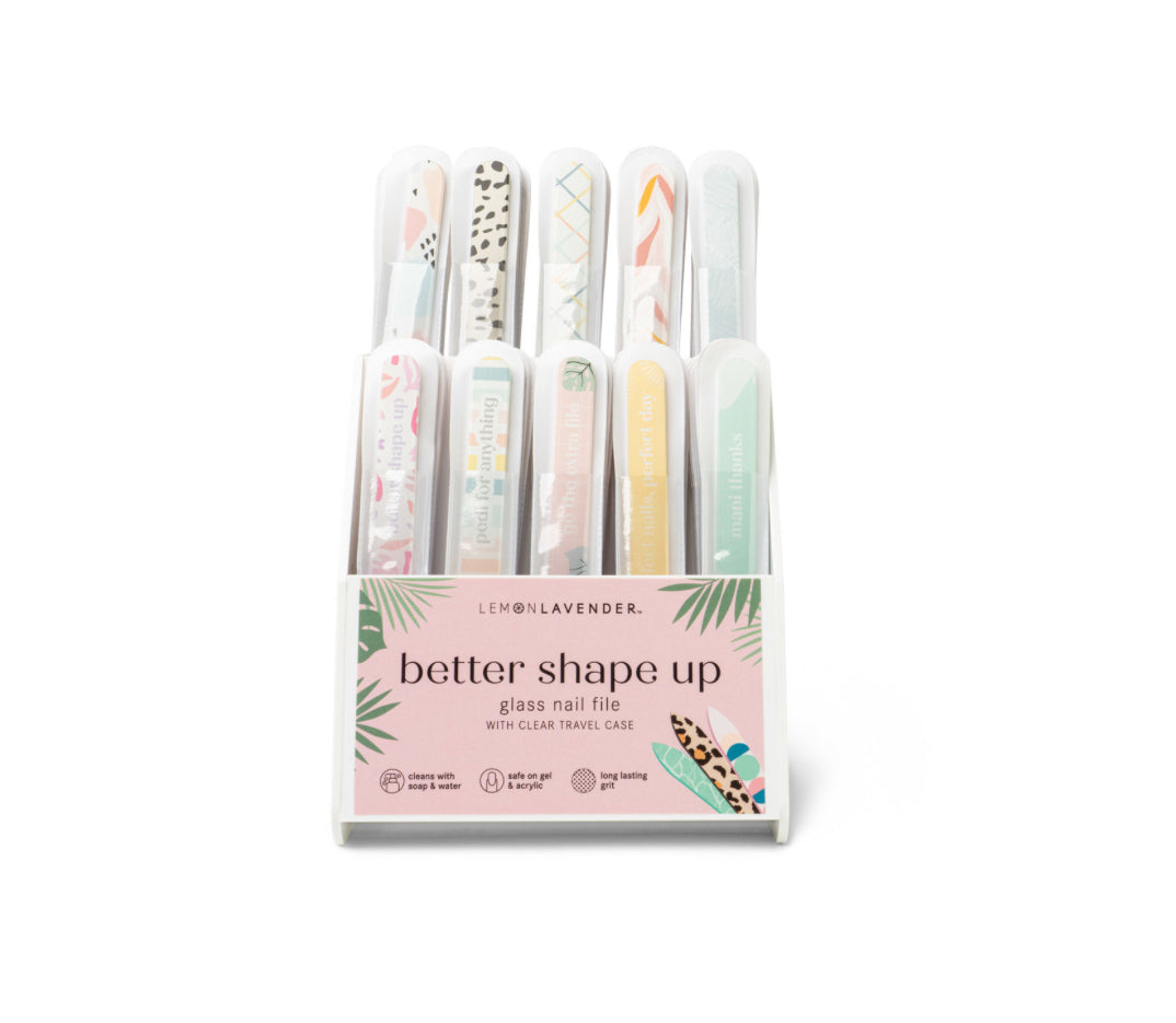 Glass Nail Files- Assorted