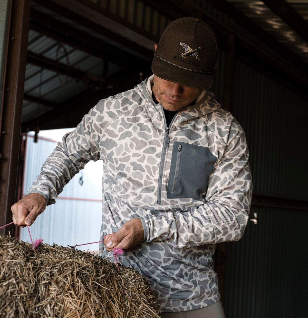 Blaze Tech - Quarter Zip - Classic Deer Camo