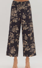 Load image into Gallery viewer, Black Floral Print Pants
