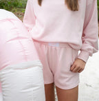 Terry Cloth Shorts - Light Pink