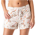 Crème western pajama shorts