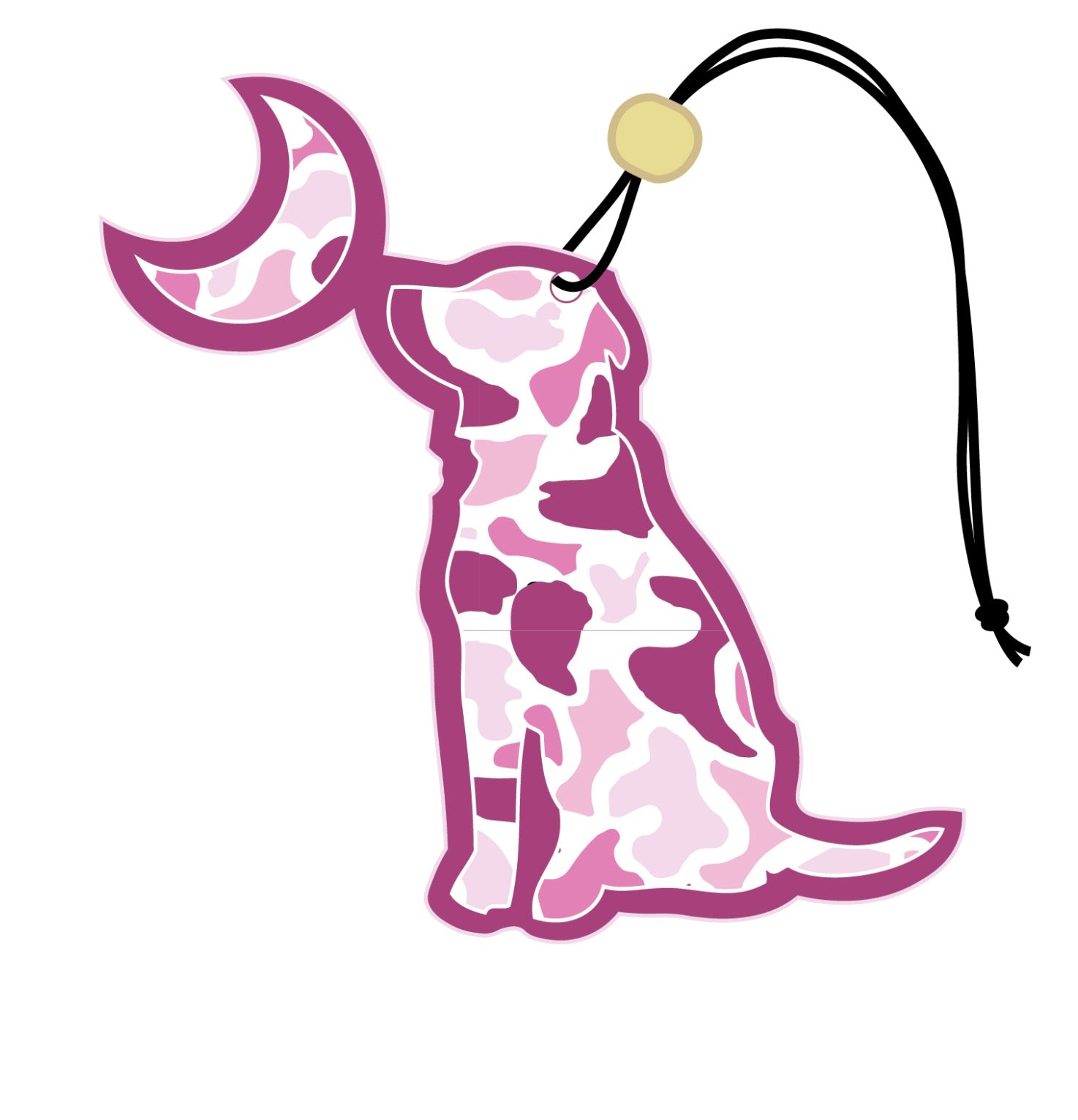 Local Girl Dog & Moon Air Freshener (New Car)