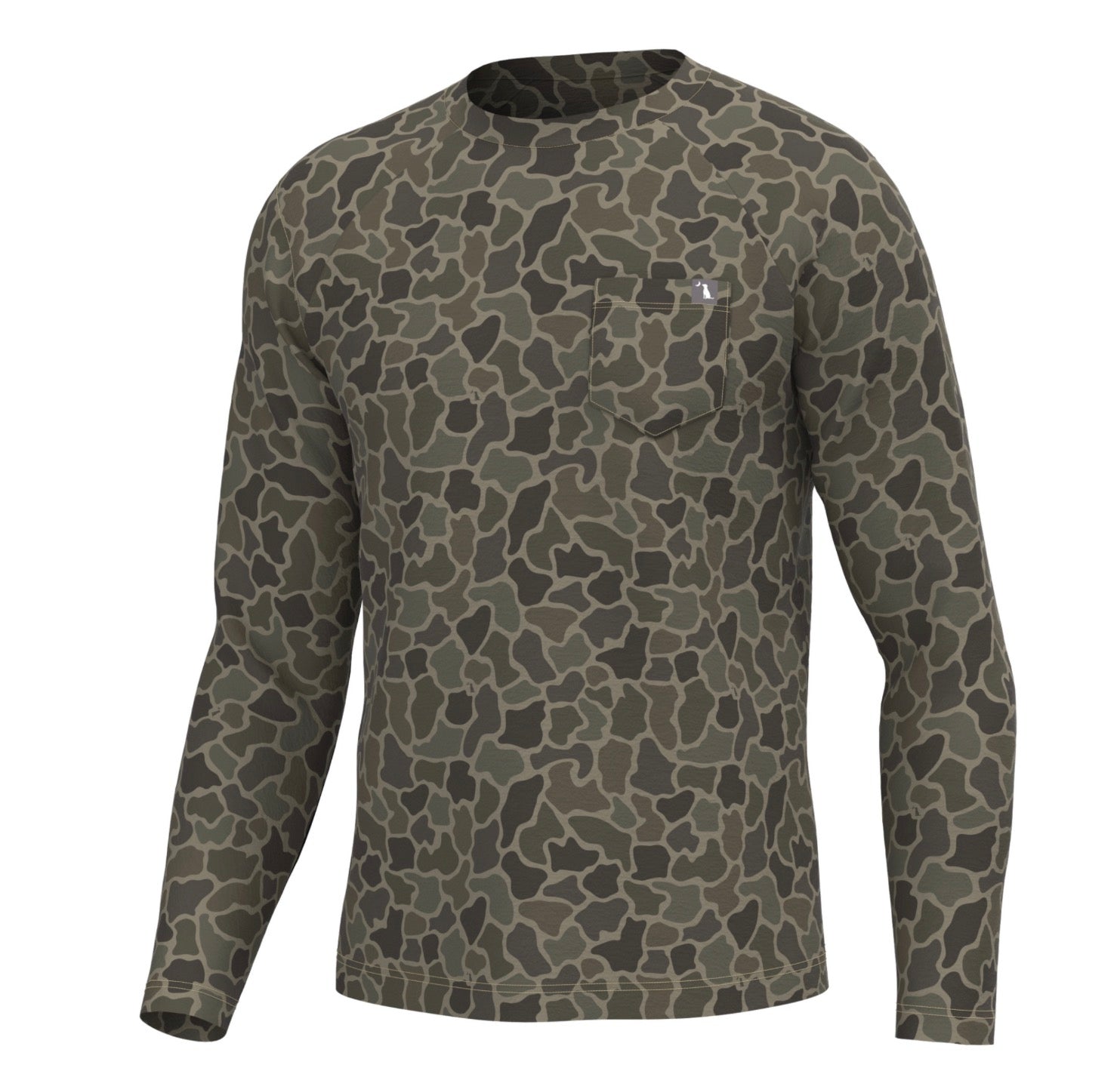 Toddler Long Sleeve Heather Blend Crew