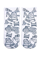 Tractor Coloring Socks