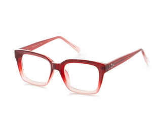 Red to clear ombré optical readers