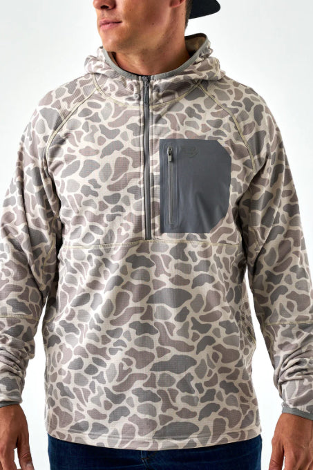 Blaze Tech Quarter Zip- Classic Deer Camo