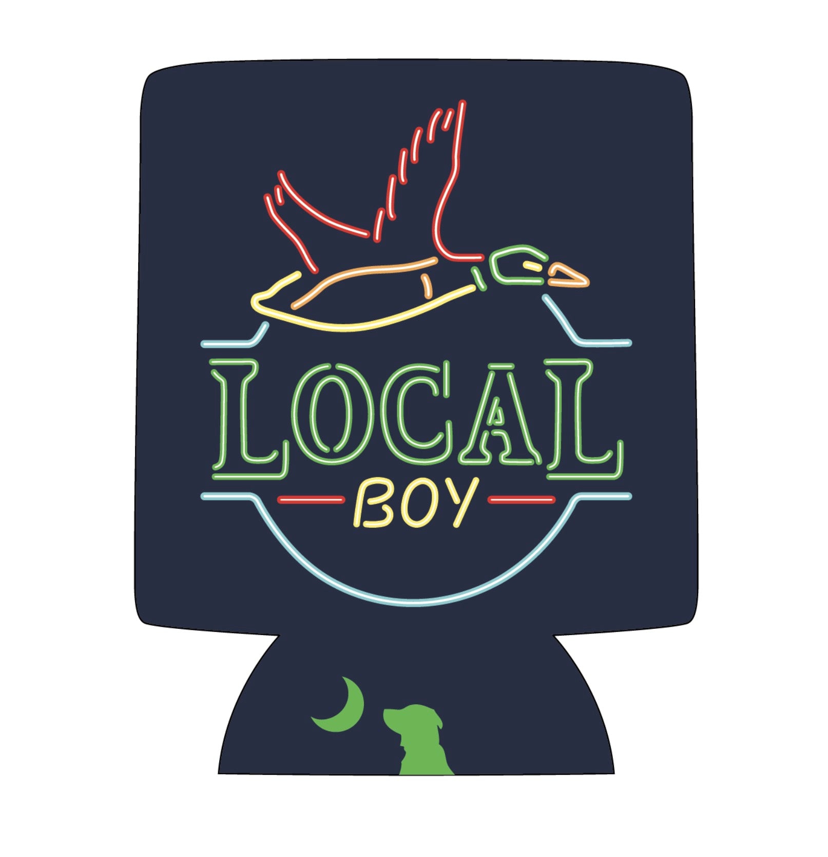 Neon Duck Latte Koozie