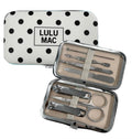 White/Black Dot Manicure Set