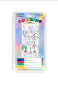 Happy Birthday Coloring Socks
