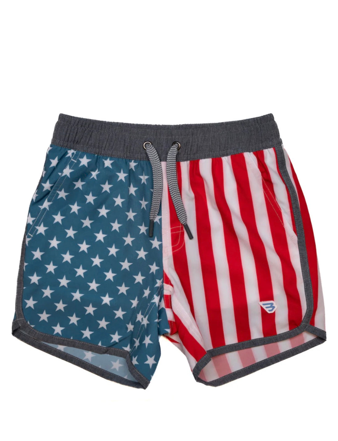 Youth Swim Trunk- Throwback USA
